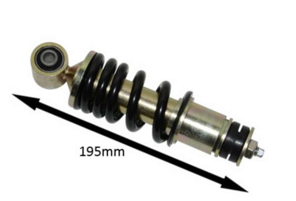 schokbreker DMP peugeot 210mm zwart fox