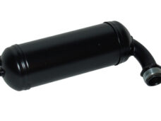 Uitlaat standaard model snel wartel zwart 103