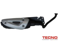 Uitlaat tecno standaard model straight zwart fox2003