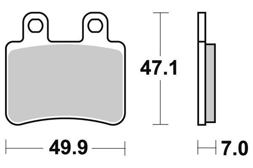 Remblokset sbs dt50r