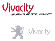 Stickerset zwart/rood viva sportline