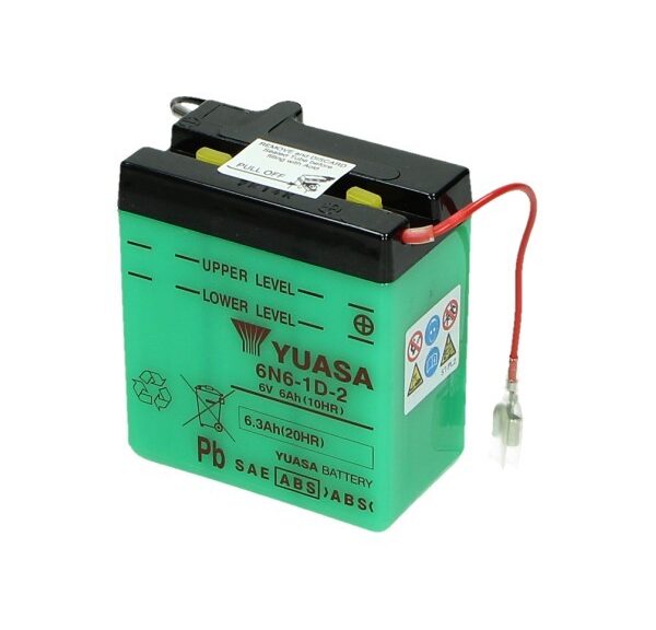 accu yuasa 6n6-1d-2 6v 6amp ar