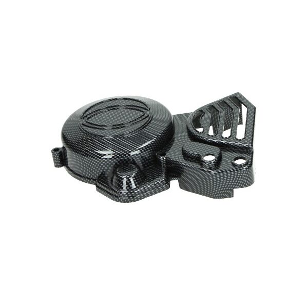 Vliegwieldeksel DMP carbon — geschikt voor Derbi d50b