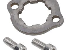 borgplaat tandwiel + m4 boutjes aprilia