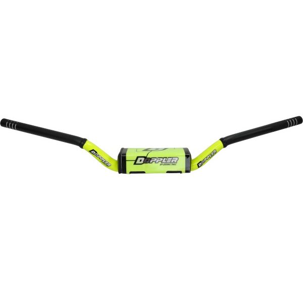 stuur Doppler + stuurpad D28.6mm - L775mm x H80mm zwart/geel derbi