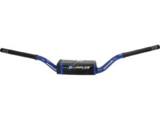 stuur Doppler + stuurpad D28.6mm - L775mm x H80mm zwart/blauw derbi