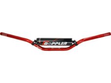 stuur Doppler + stuurpad D22.2 - L740 - H70mm rood derbi