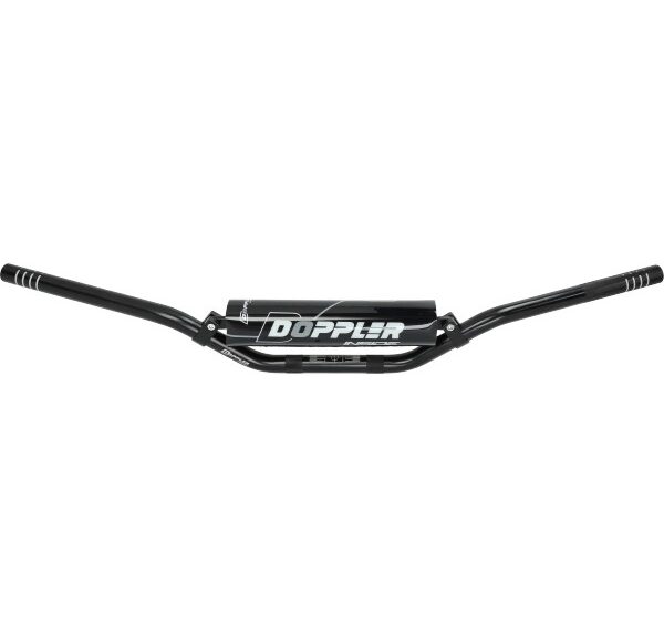 Riadidlá Doppler + chránič riadidiel čierny D22.2 - L740 - V70mm čierny derbi