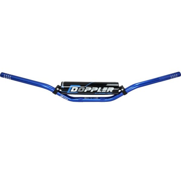 stuur Doppler + stuurpad blauw D22.2 - L740 - H70mm derbi