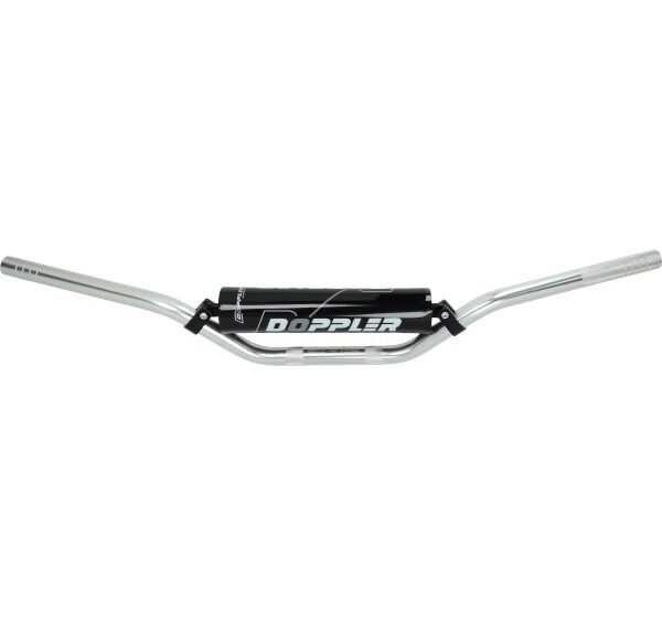 stuur Doppler + stuurpad aluminium D22.2 - L740 - H70mm zilver derbi