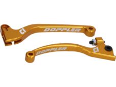 greepset Doppler rem + koppeling cnc AJP v.a 2004 >2013 goud derbi