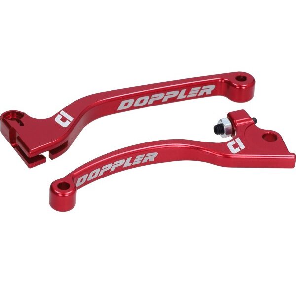 greepset Doppler rem + koppeling cnc AJP v.a 2004 >2013 rood derbi