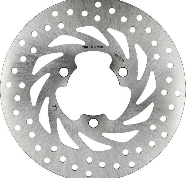 remschijf Derbi origineel 3-gaats achter 218mm rx-sx 50