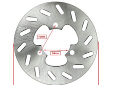 Remschijf Derbi Origineel 3-gaats Achter 180mm Senda 00h01305531