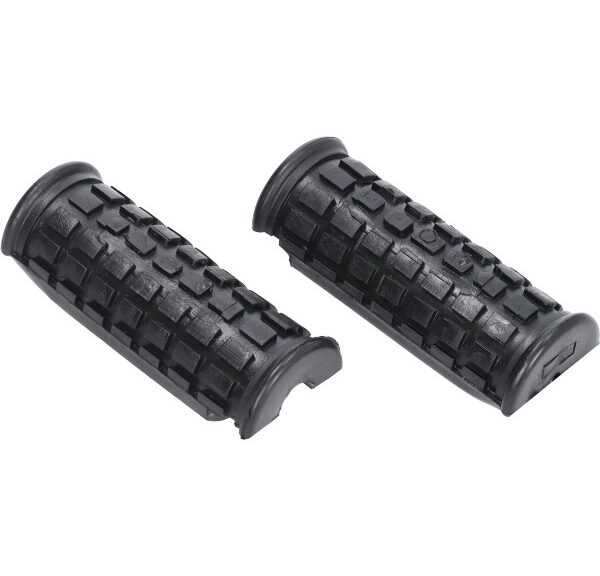 voetsteunrubberset zwart 2pcs puch macho