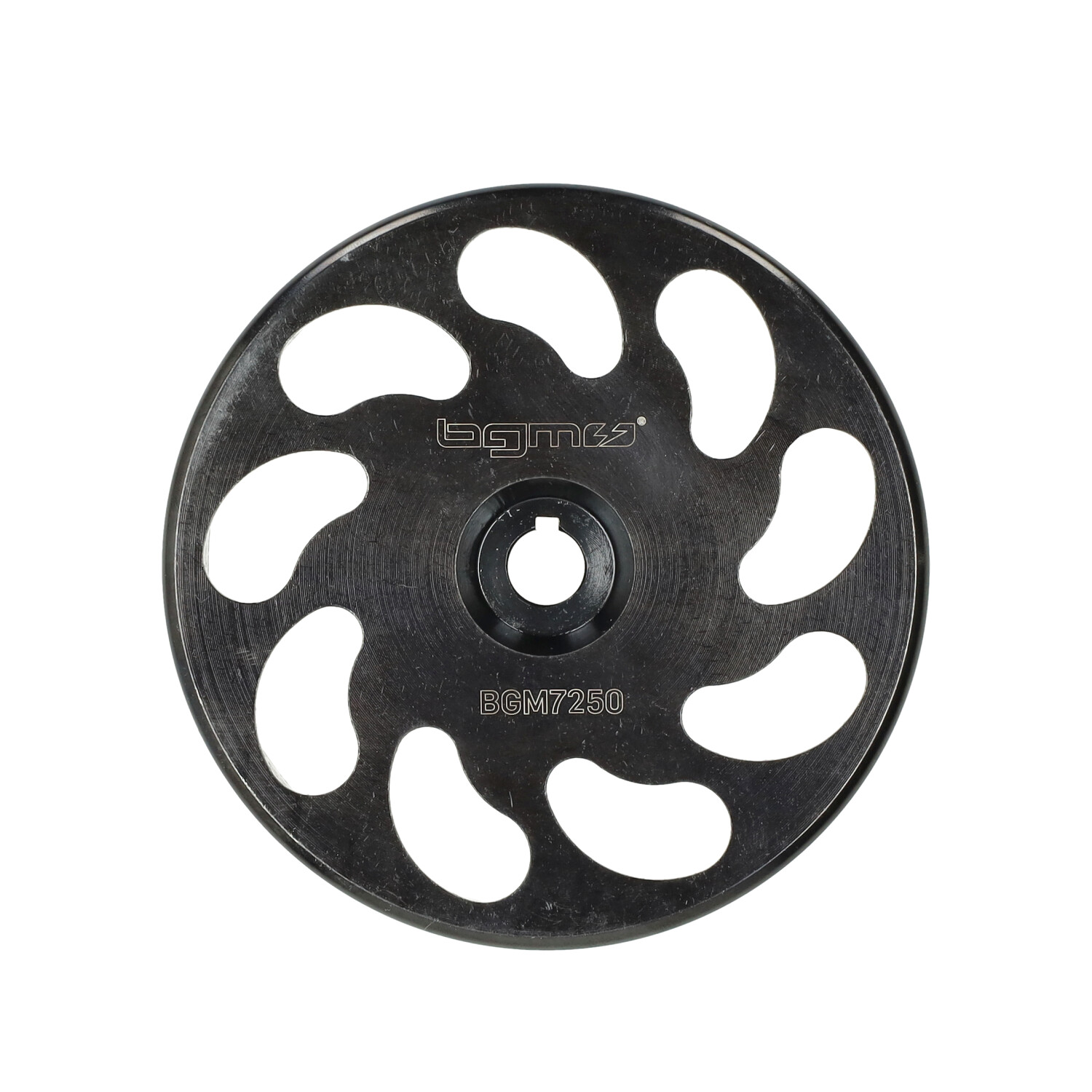 Koppelinghuis Bgm Pro Achter Wiel Cnc Zwart Citta, Vespa, Ciao, Si, Bravo, Grillo Bgm7250 - Afbeelding 2