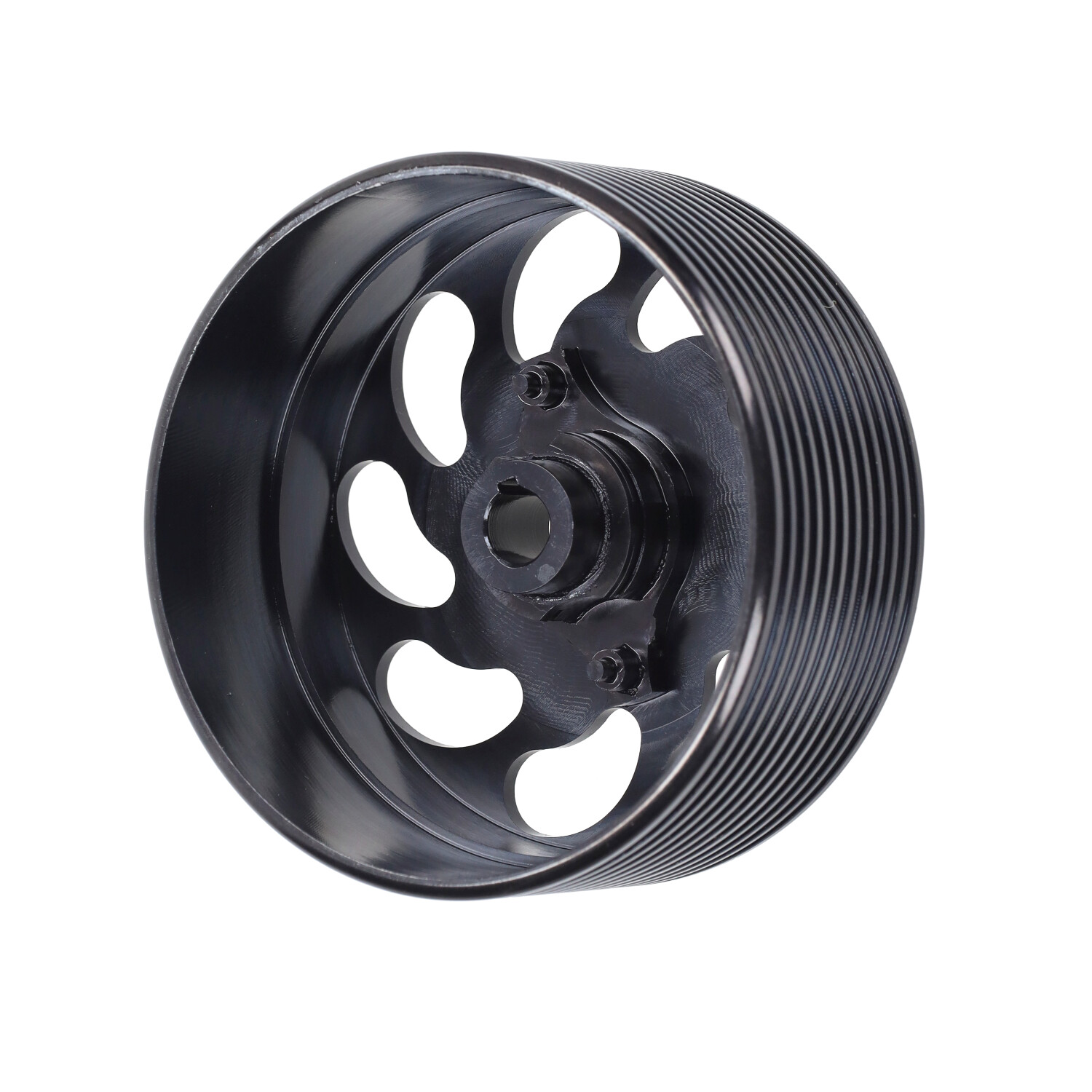 Koppelinghuis Bgm Pro Achter Wiel Cnc Zwart Citta, Vespa, Ciao, Si, Bravo, Grillo Bgm7250 - Afbeelding 3