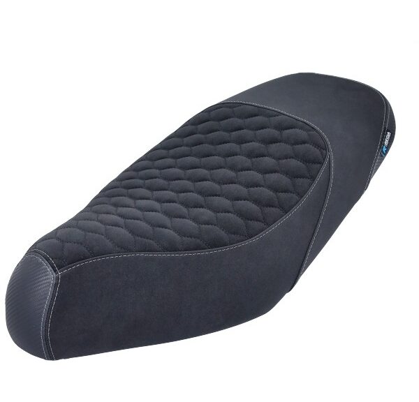 buddydek Regia RS carbon kort model 1997/2002 zwart/grijs gilera runner 50/125/180