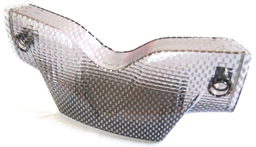 Achterlichtglas DMP carbon — geschikt voor Gilera Runner