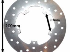 remschijf DMP 5-gaats voor 200mm et2-et4