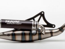 uitlaat yasuni yasuni-R zwart sco piaggio 2t