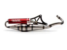 uitlaat yasuni yasuni-Z rood sco piaggio 2t tub418r