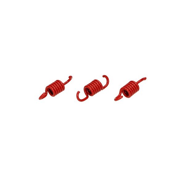 Trekveer DMP set koppeling +2000rpm rood 3-delig GY6 — geschikt voor Kymco