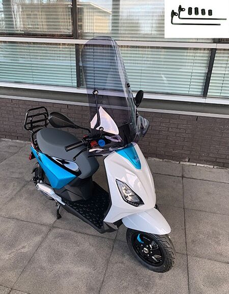 windscherm Regia met bevestigingsset hoog (made in EU) smoke piaggio1 (one)