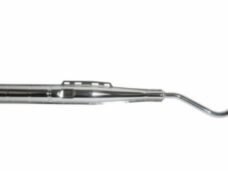 uitlaat tecno origineel model (made in EU) 28mm chroom puch maxi