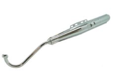 uitlaat tecno origineel model (made in EU) 18mm chroom puch maxi