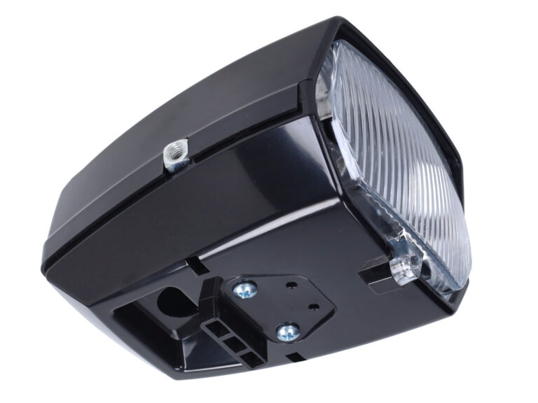 Koplamp Vierkant 115mm Zwart Puch Maxi