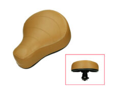 zadel (made in EU) zonder logo mofa.moped bruin camel puch maxi
