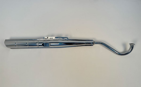 uitlaat jamarcol standaard (made in EU) 22mm schuin origineel model chroom puch maxi