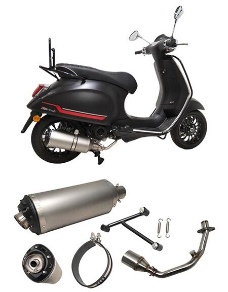 uitlaat Power1 euro-5 Evo-1 aluminium primavera