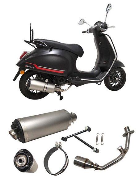 uitlaat Power1 euro-4 Evo-1 aluminium primavera