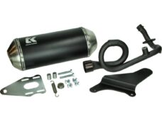 uitlaat Turbokit 4t 2v '14-'18 Gmax euro4 zwart alu primavera