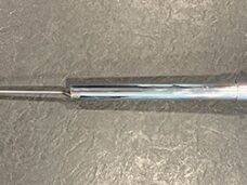 uitlaatbocht lang std snel 28mm (made in EU) chroom puch maxi