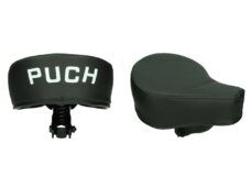 Zadel met logo origineel model — geschikt voor Puch Maxi