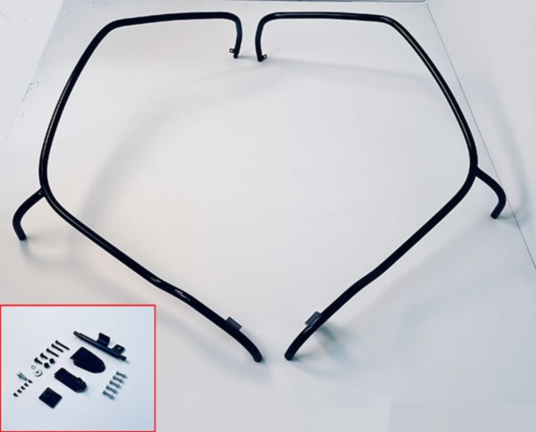 sierbeugelset Regia voorzijde (made in EU) First Class zwart hoogglans elettrica