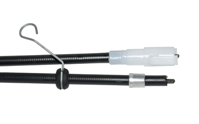 Kilometertellerkabel (made in Italy) zwart — geschikt voor Piaggio Zip Sp