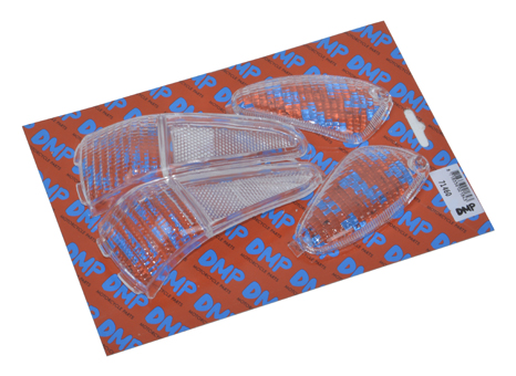 Knipperlichtglasset DMP wit — geschikt voor Gilera Runner