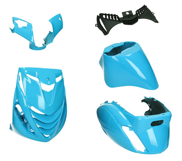 Plaatwerkset DMP model SP EVO-1 sky blauw 5-delig zip 100/125