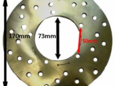 remschijf DMP origineel kwaliteit 5-gaats 175mm rvs nrg extreme