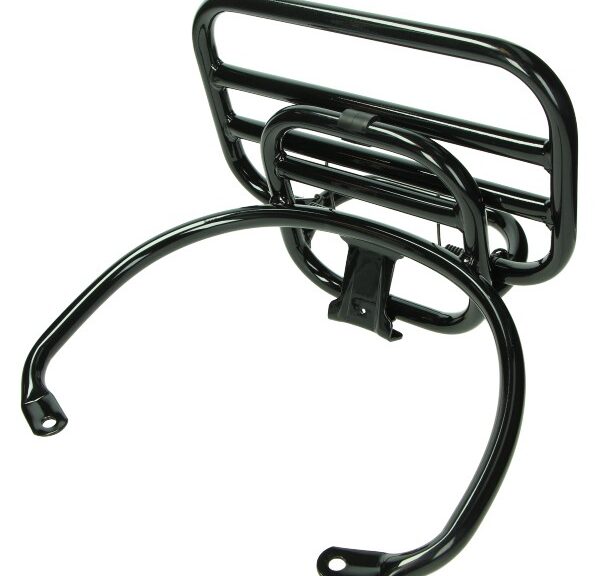 achterdrager Regia opklapbaar First Class (made in EU) zwart hoogglans gts 125cc