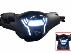 koplampunit DMP led sport-1 (zie info) smoke piaggio