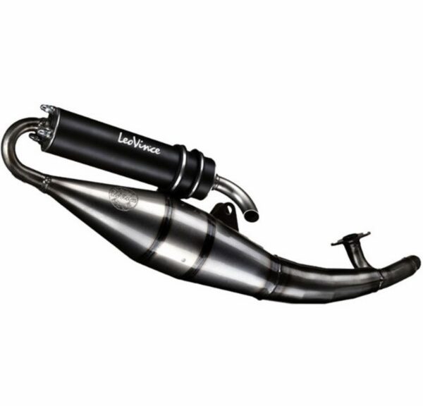 uitlaat Leovince rev. e-keur hand made tt black edition blank/carbon sco piaggio 2t 4060b