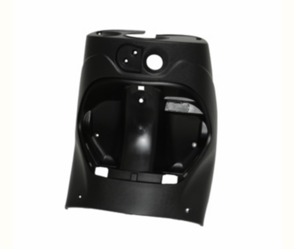 beenschild achterzijde Piaggio zwart zip 4t