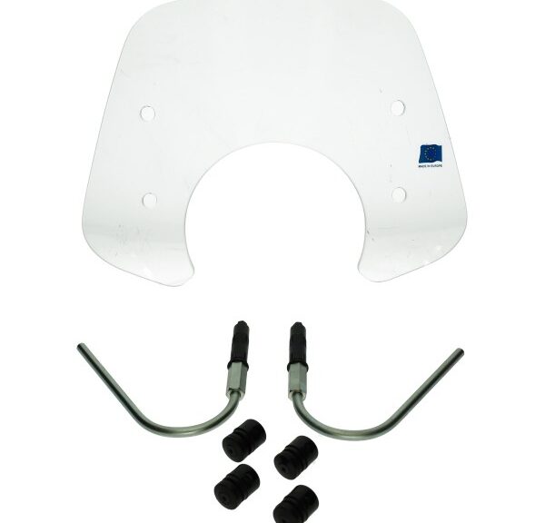 windscherm Regia met bevestigingsset laag euro-5 (made in EU) helder gts 125cc