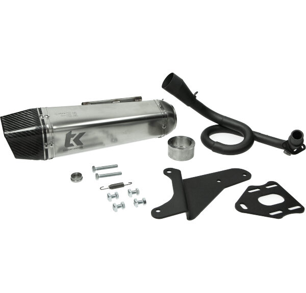Uitlaat Turbokit GP PRO IGET 50cc alu/carbon zip 4t — geschikt voor Piaggio
