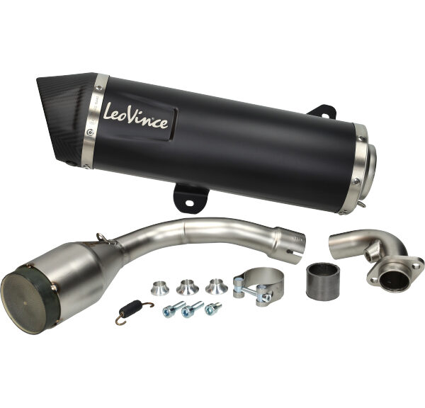 Uitlaat LeoVince E-KEUR nero zwart/carbon GTS 300